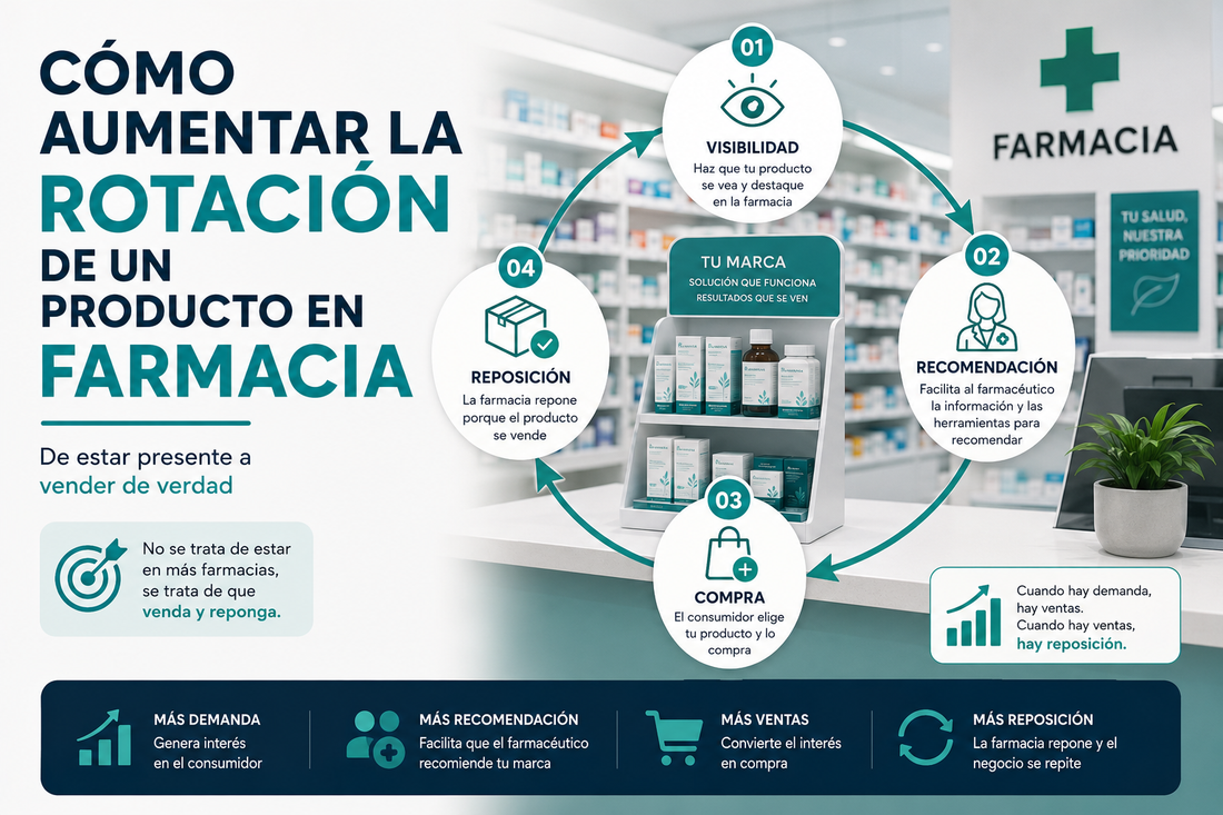 Cómo aumentar la rotación de un producto en farmacia