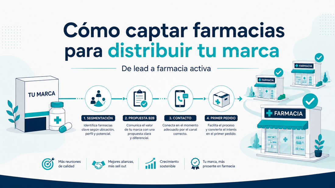 Cómo captar farmacias para distribuir tu marca